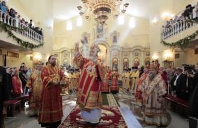 Освящение храма Святейшим  Патриархом Московский и всея Руси Кириллом