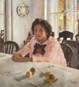 Серов В.А. Девочка с персиками. 1887