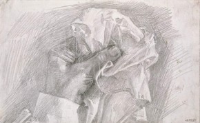 The Artist’s Left Hand with a Handkerchief