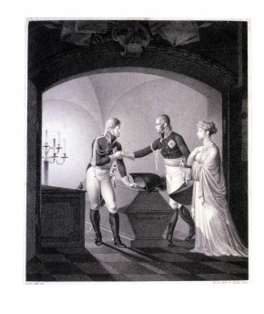 Клятва у гроба Фридриха Великого 4 ноября 1805 года