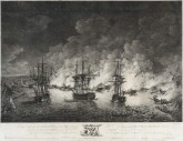 Чесменский бой под командой Алексея Орлова утром 7 июля 1770 года