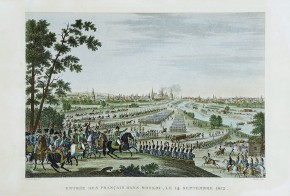 Вступление французов в Москву 14 сентября 1812 года
