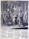 Петр III подает Фридриху, королю прусскому, масличную ветвь