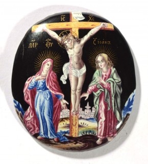 Дробница «Распятие» с оклада Евангелия
