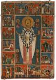 Святой Николай Чудотворец, с житием в 16 клеймах