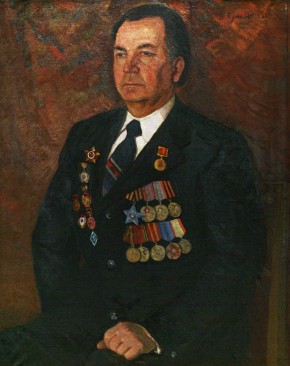 Портрет ветерана ВОВ В. С. Подметалина