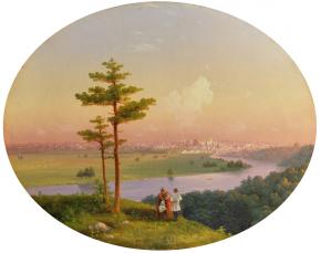 A View onto Moscow from the Sparrow Hills