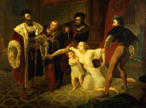 Смерть Инессы де Кастро, морганатической жены португальского инфанта дона Педро