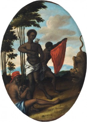 Медальон «Аллегорическое изображение Африки» (овальный)