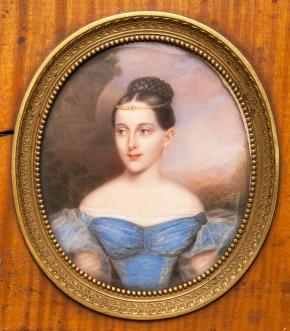 Portrait of Grand Duchess Maria Nikolaevna (1819-1876), daughter of Emperor Nicolas I