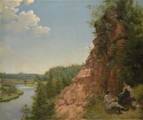 A View on the River Tosno near the Village of Nikolskoe
