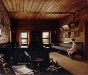 A Study in the House at Nikolai Milyukov's Ostrovki Estate
