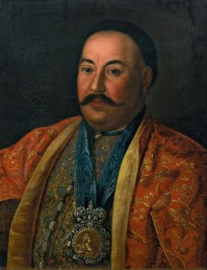 Portrait of Brigadier Fyodor Krasnoschekov, Ataman of the Don Cossachs