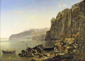 A View of Sorrento near Naples with Tasso's House
 