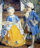 Children in Mascarade Costumes
