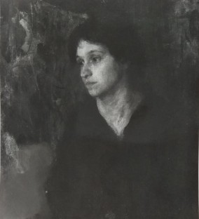 П.П.Беньков "Портрет жены" 1910 (част колл-ция, Москва)