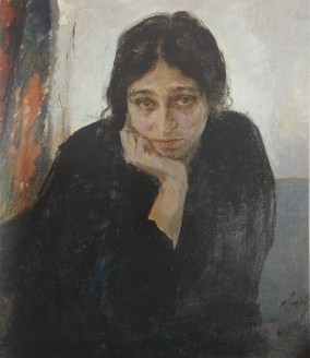 П.П. Беньков "Портрет жены" 1925-26 (собрание ГМИИ РТ)