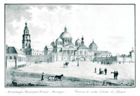 Vasily Turin "The Mother of God of Kazan Monastery". 1834