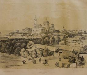 Э. Турнерелли "Казанский Богородицкий монастырь". 1839