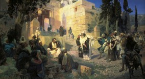 В.Д. Поленов «Христос и грешница» 1888 (собрание ГРМ)