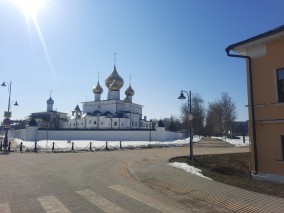 Перекресток улиц Спасская и Академика Опарина. Фото 2026 г.