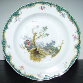 Тарелка из «охотничьего» сервиза
