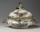 Миска с крышкой (террина) из «охотничьего» сервиза