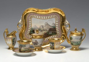 Чайный сервиз дежене «tête-â-tête»