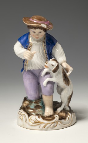 Мальчик с собакой