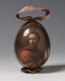 Пасхальное яйцо с изображением Апостола Луки