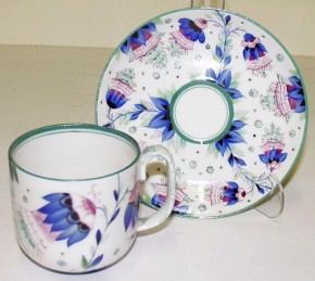 Чашка с блюдцем из сервиза 