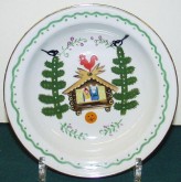 Тарелка из детского сервиза «Колобок»