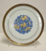 Поднос из сервиза «Пряничный орнамент голубой»