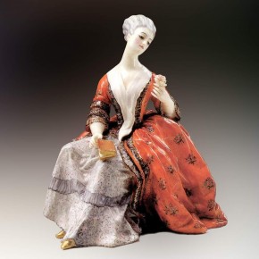 Lady with a Rose. Figure