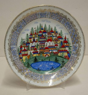 Тарелка «Древнерусский город»