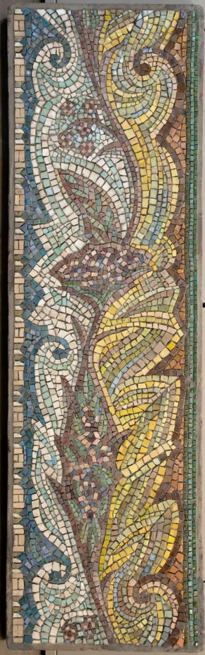 Фрагмент мозаики «Весна» для портала Советского посольства в г. Варшаве