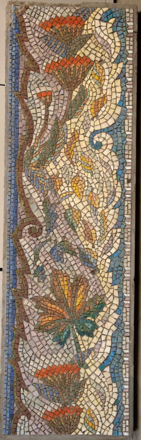 Фрагмент мозаики «Осень» для портала Советского посольства в г. Варшаве.