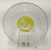 Тарелка с гравированным изображением медальона Ф.П.Толстого «Переходъ черезъ Дунай 1828»