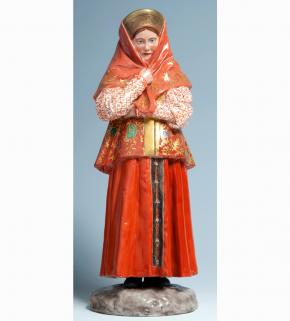Woman from Vologda Province. Statuette. Peoples of Russia Series