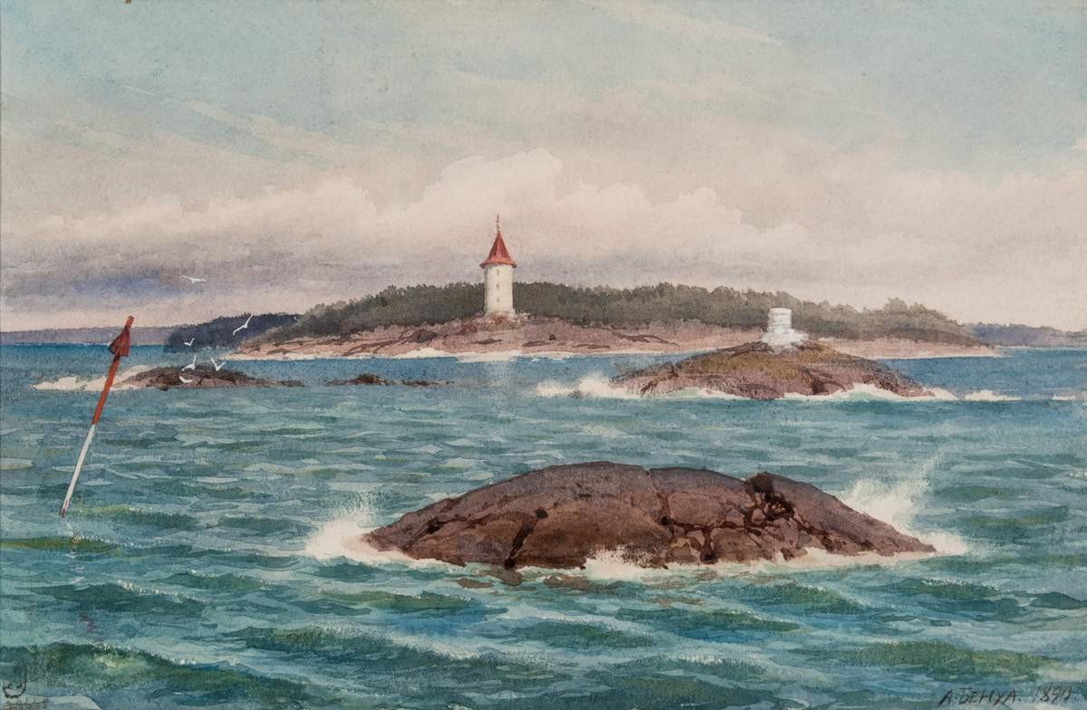 Маяк Глосхольм, Albert Nikolayevitch Benois, 1890