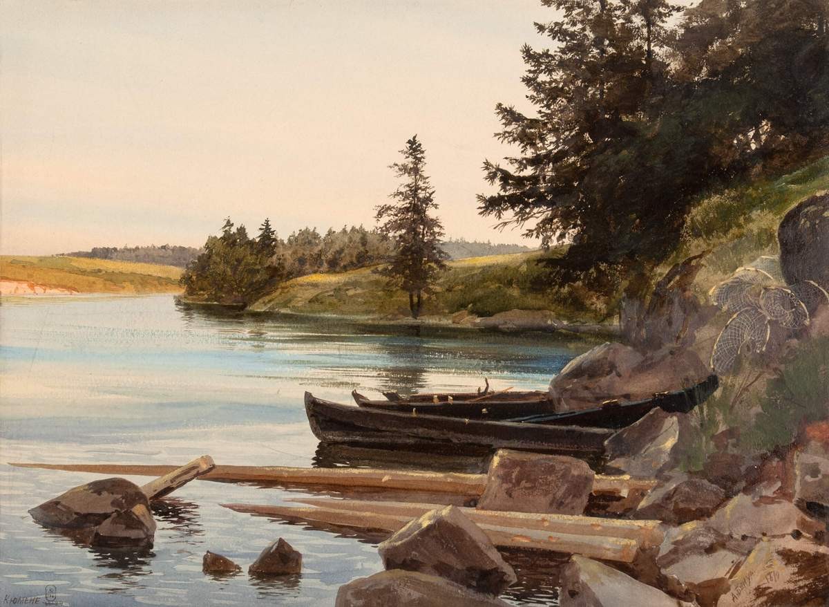 Река Кюммене, Albert Nikolayevitch Benois, 1890