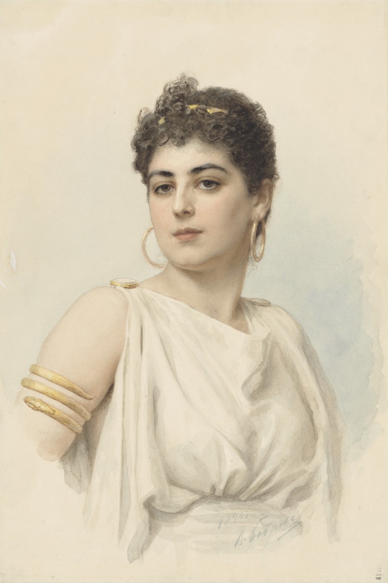 В белом хитоне, Viktor Bobrov, 1893
