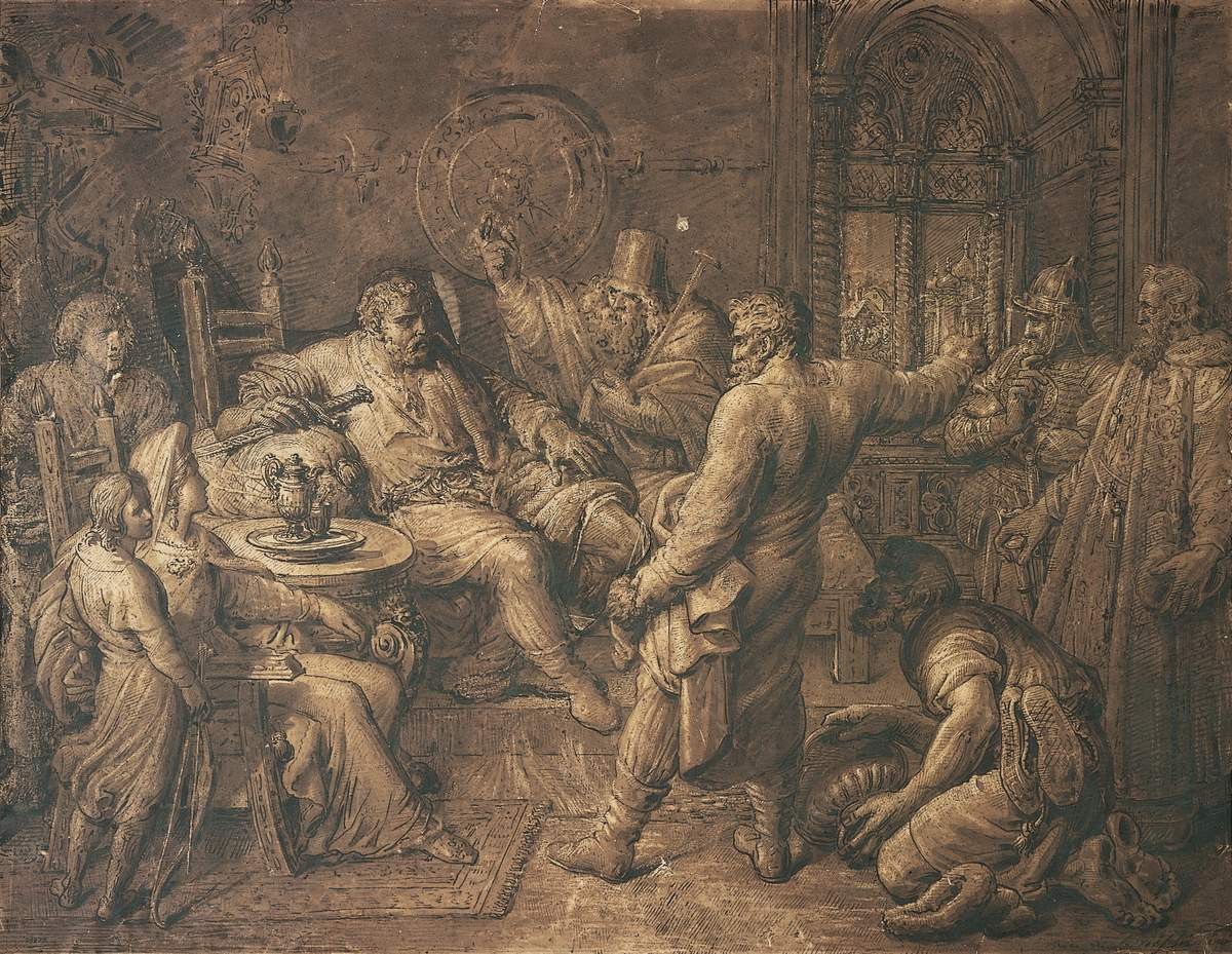 Рука Всевышнего Отечество спасла, Brioski Vikentiy Ivanovich, 1828