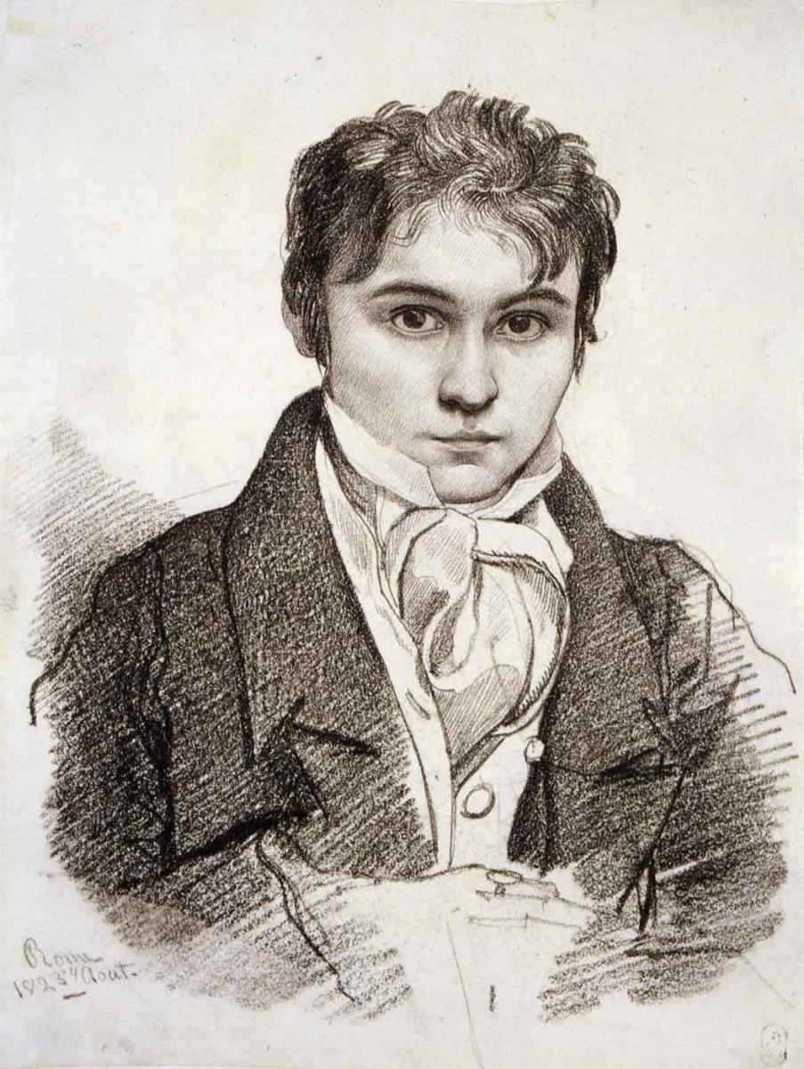 Автопортрет, Fedor Antonovich Bruni, 1823