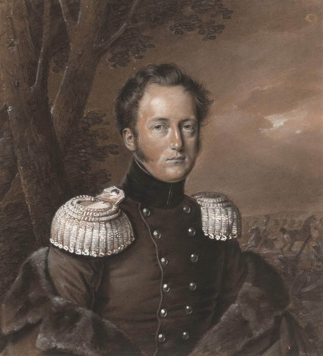 Портрет великого князя Николая Павловича, Franz Krüger, 1824–1825