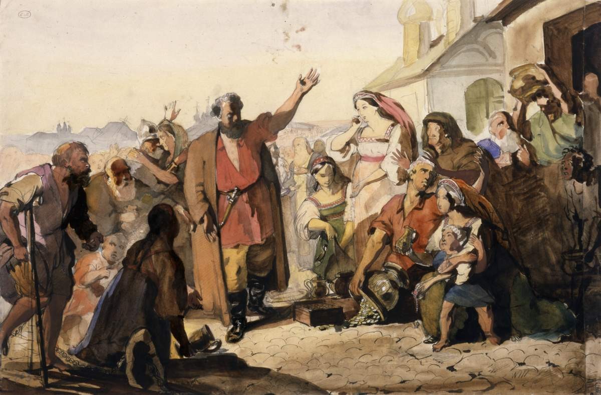 Козьма Минин, Konstantin Makovsky, 1850s