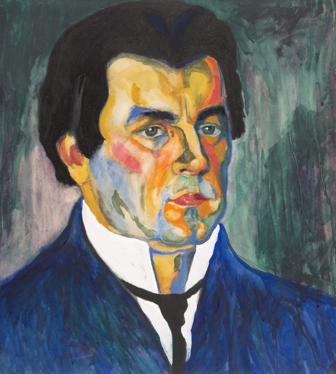 Автопортрет, Kazimir Malevich, 1910–1911