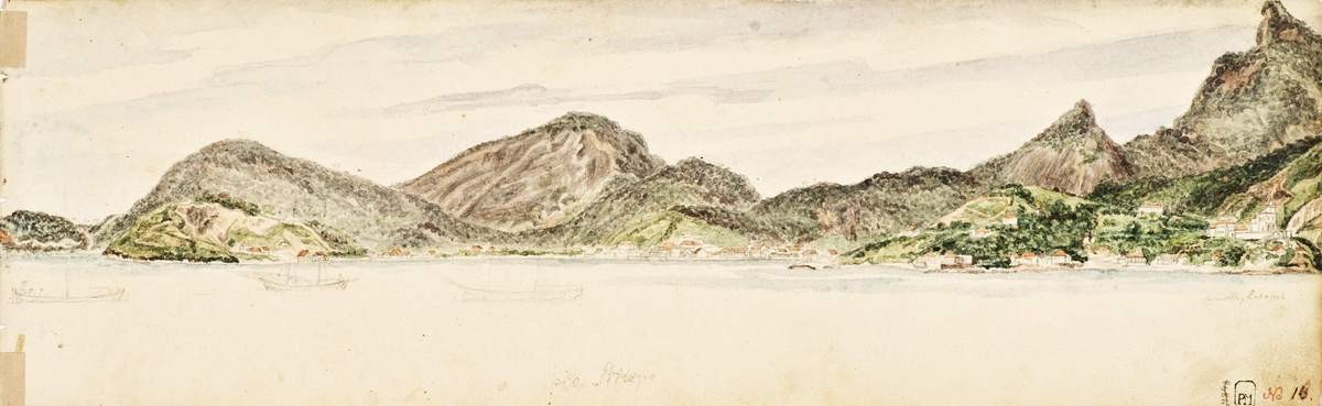 Вид Рио-де-Жанейро, Михайлов Павел Николаевич, 1819