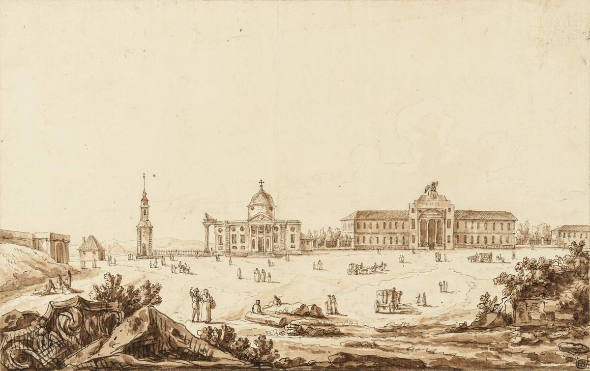 Дворцовая площадь в Херсоне, Vasilij Petrovich Petrov, 1790