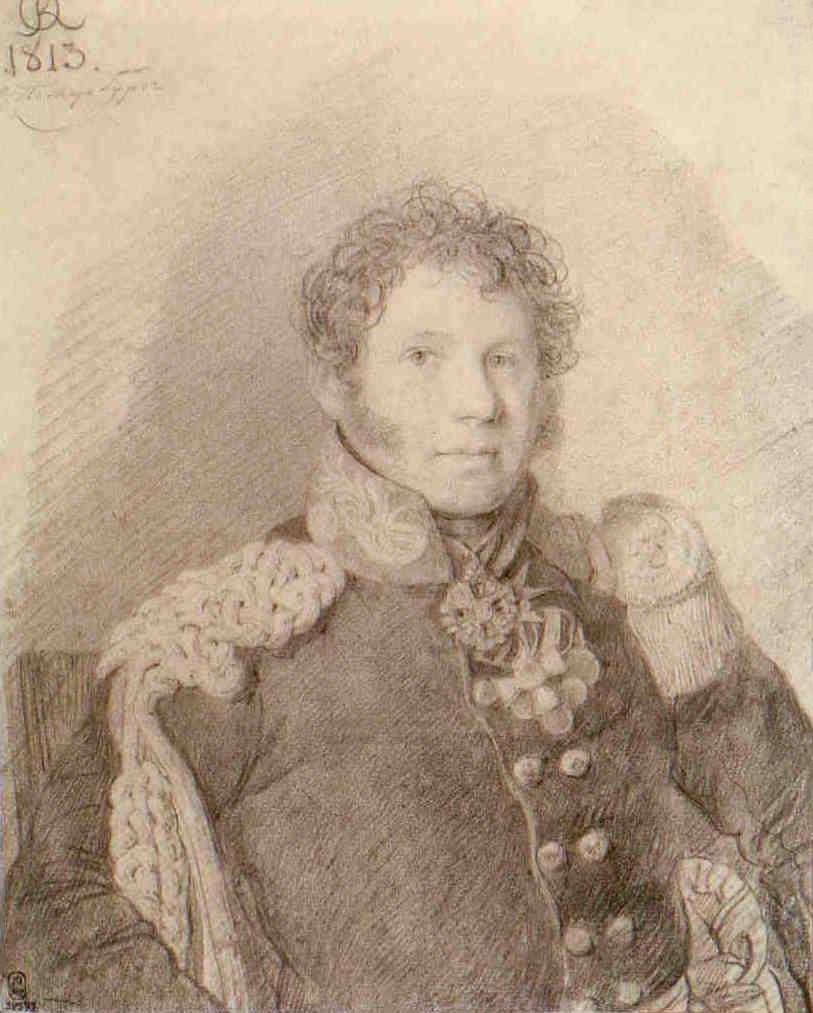 Портрет военного, Orest Kiprensky, 1813